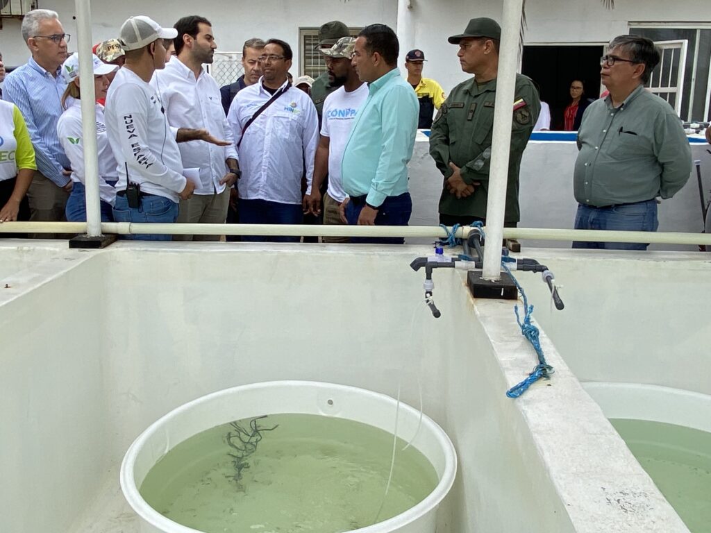 Representantes de la FAO en Venezuela, Alexis Bonte y Danny Alkhouri, Director General de Fundemar.
