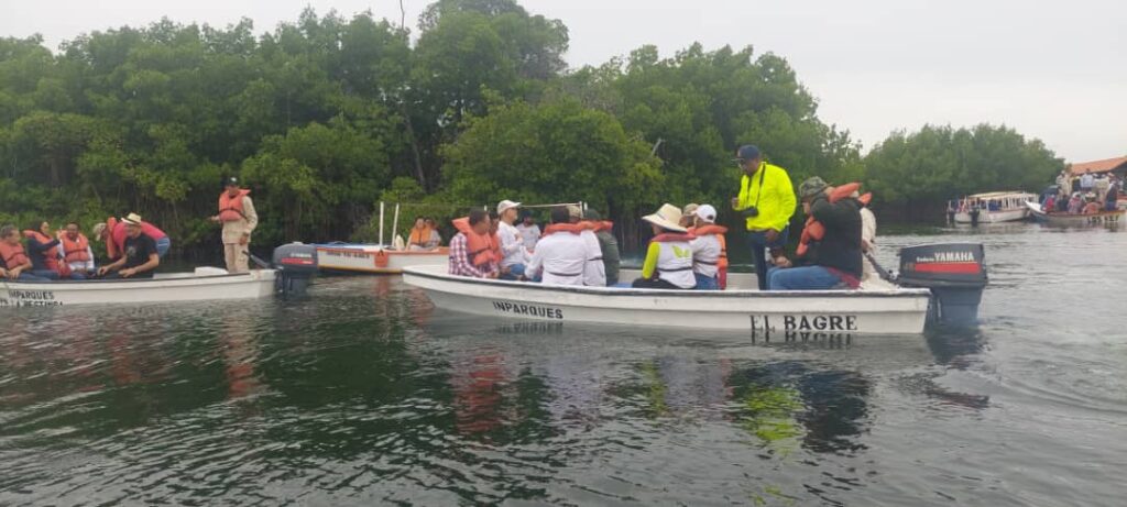 Laguna La Restinga ubicada en la Isla de Margarita, municipio Tubores, fue el escenario para liberar los caballitos de mar.